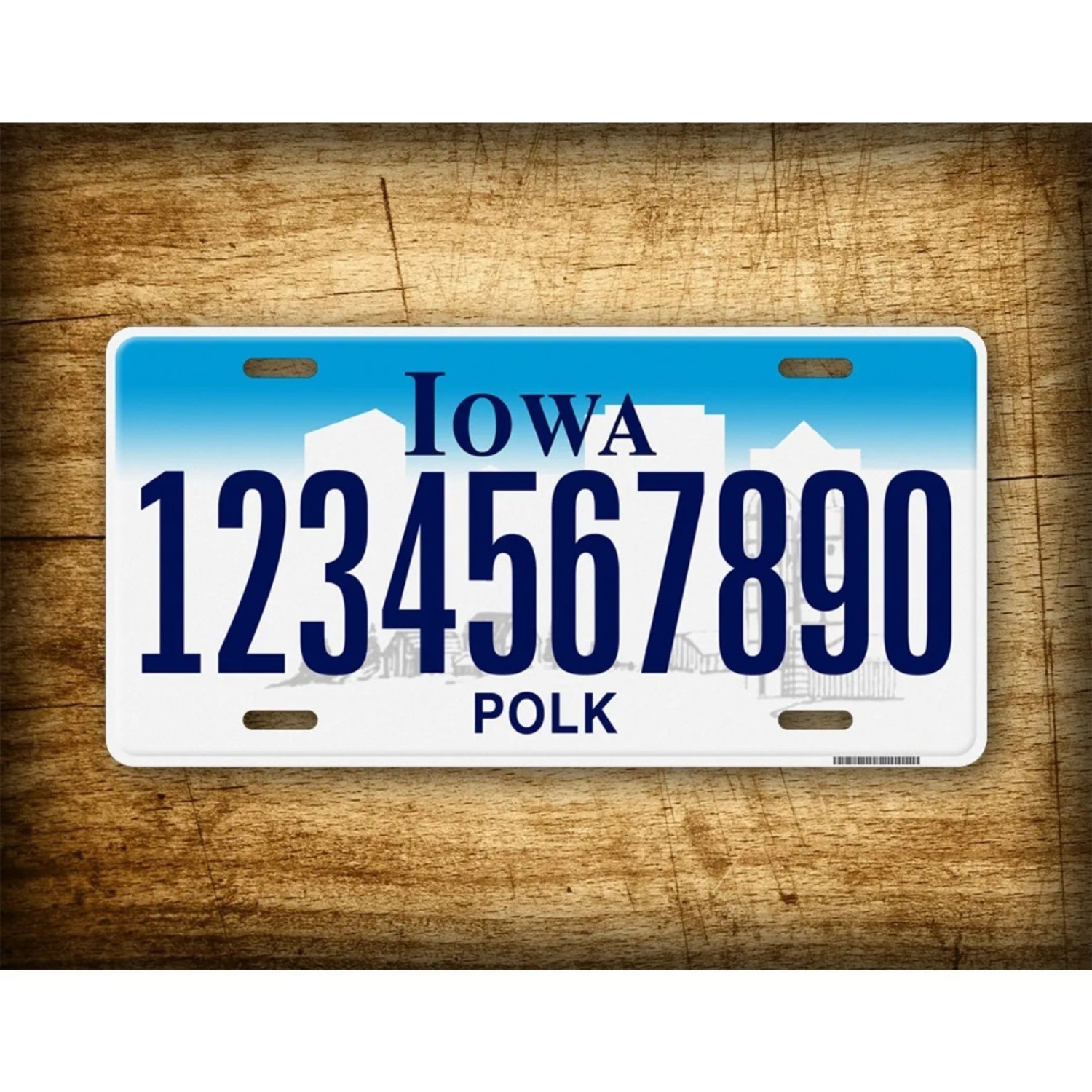 Home Bar Signs - Letrero Metálico Vintage Personalizado de Iowa,