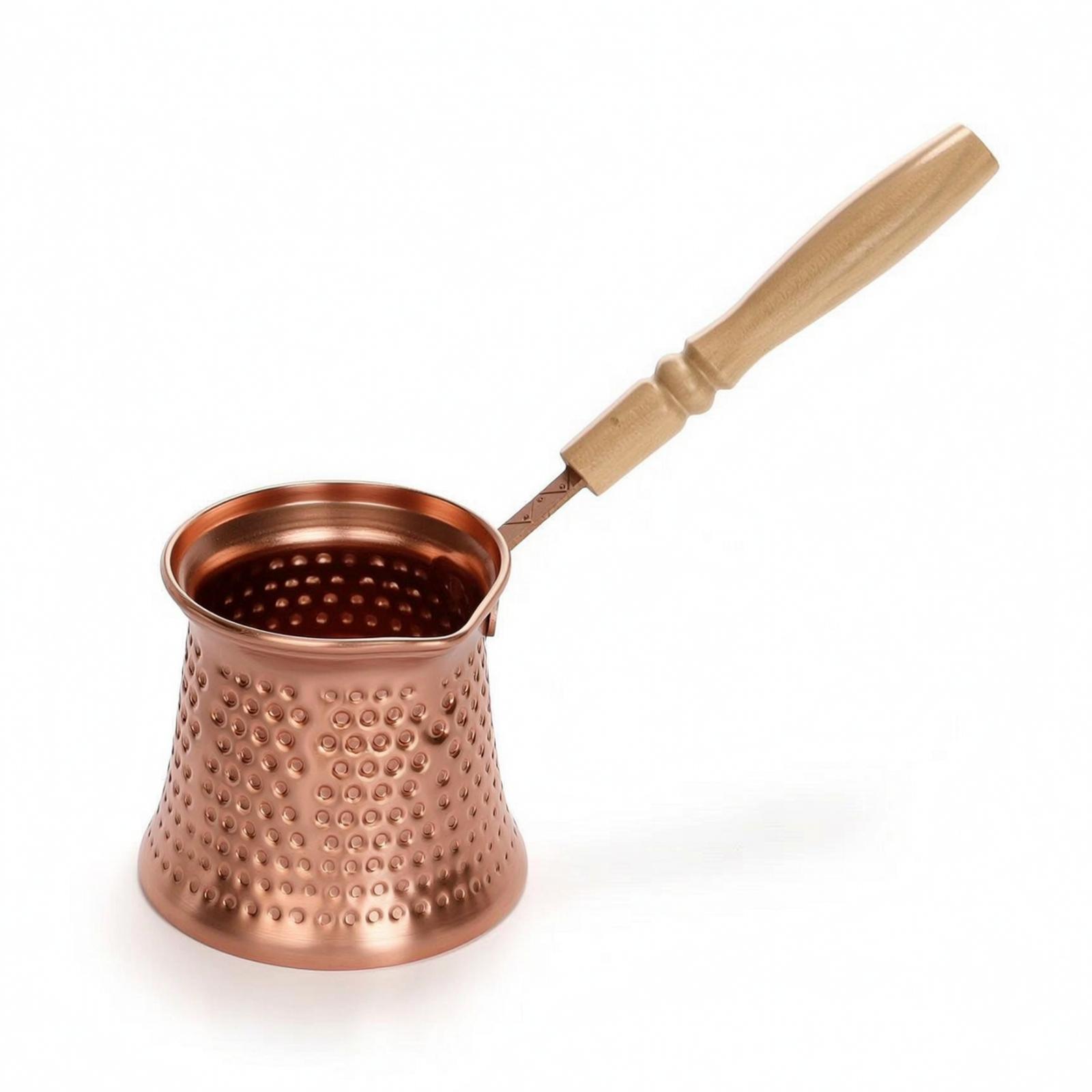Home Barista - Cafetera Turca Ibrik Martillada para Estufa,