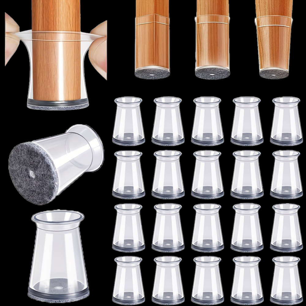 Home Bar Stools - 20 piezas-Protectores de suelo para patas