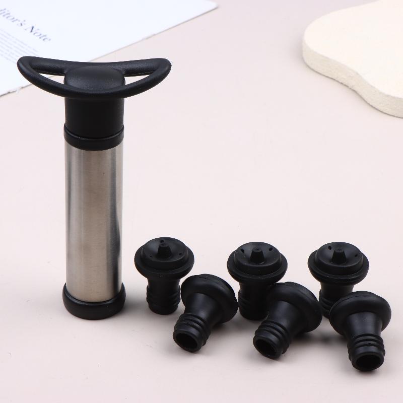 Wine Preservation Pump - 【Hermoso】Juego de tapones de vacío para
