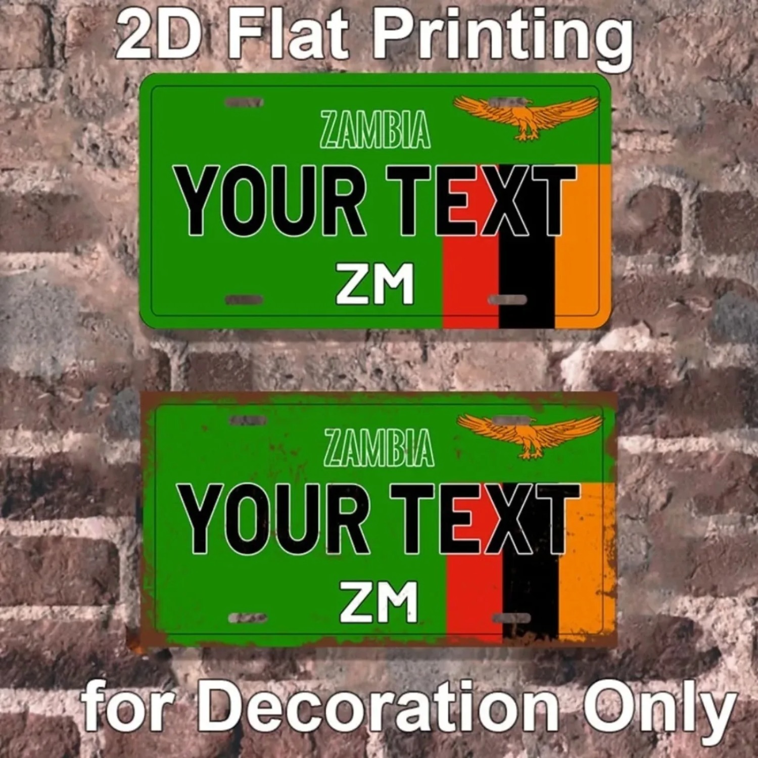 Home Bar Signs - Letrero de Aluminio Personalizado de Zambia,