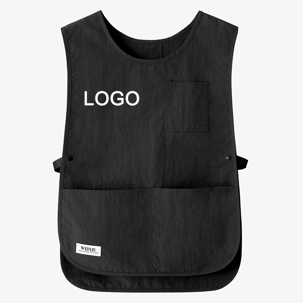 Home Barista - Delantal tipo chaleco con logotipo personalizado,