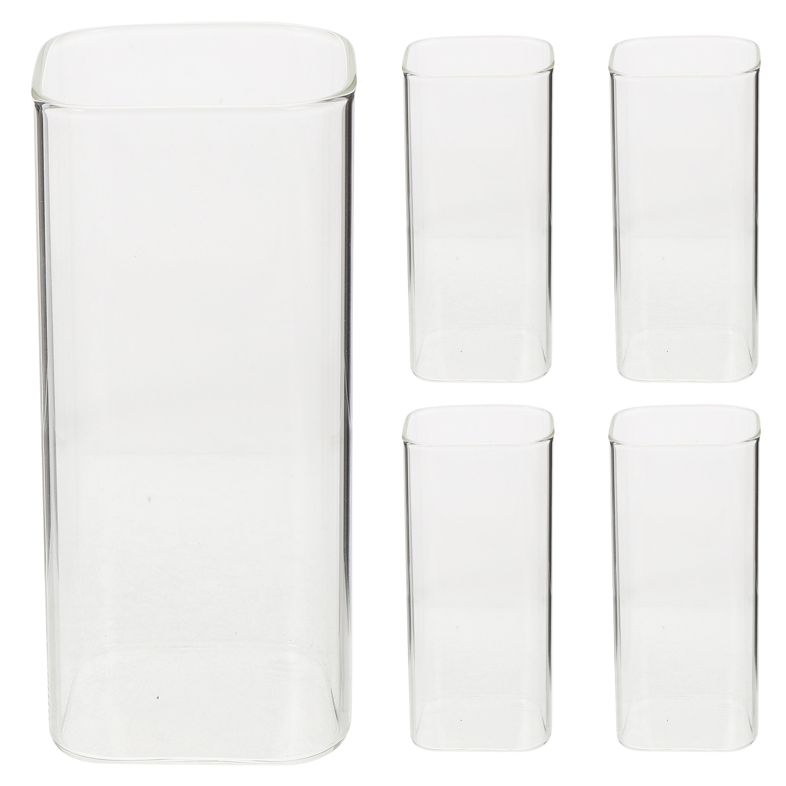 Juego de 5 Vasos de Vidrio Pre - Home Bar Set reseña y precio