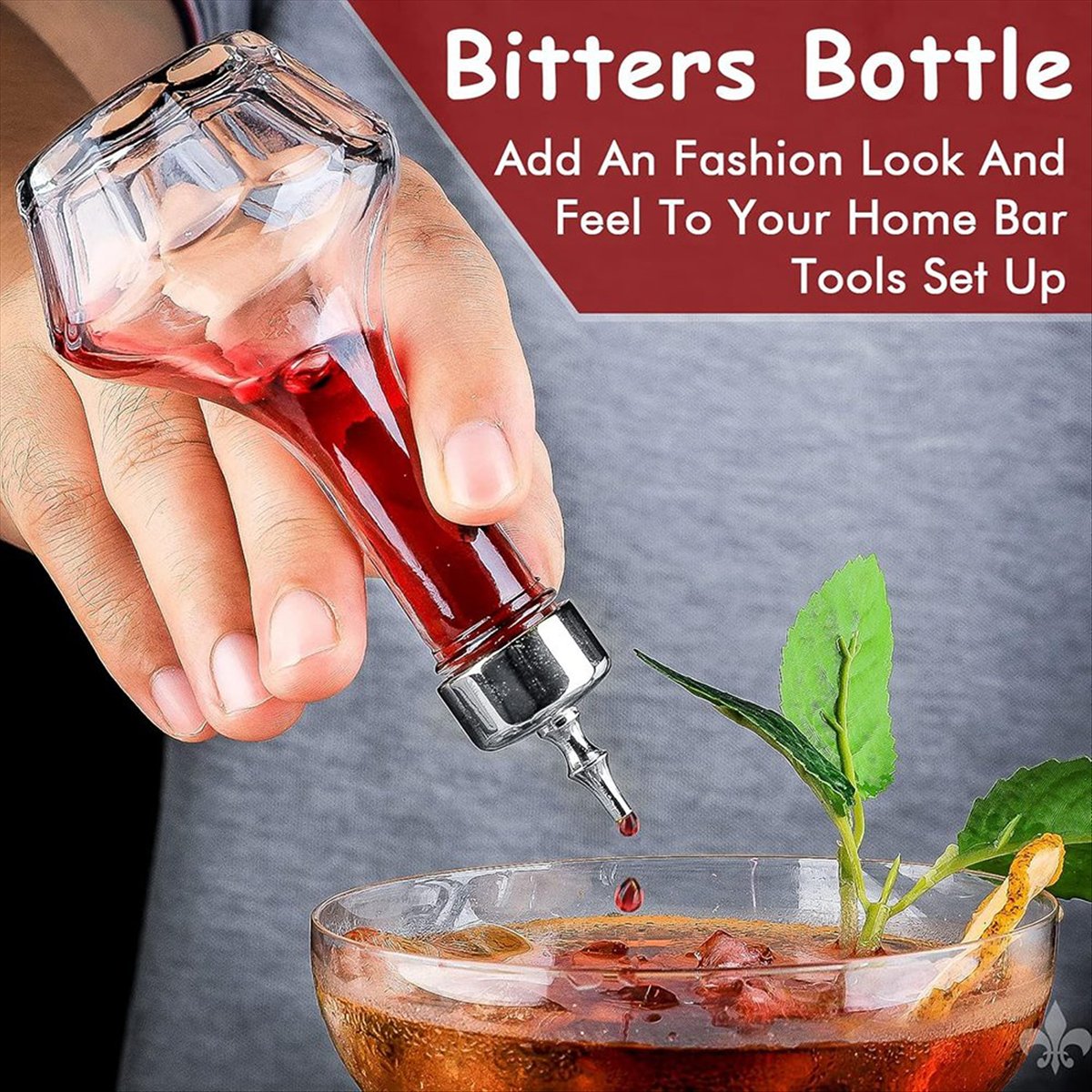 Juego de 6 Botellas para Cócte - Bitters Bottle Set reseña y precio