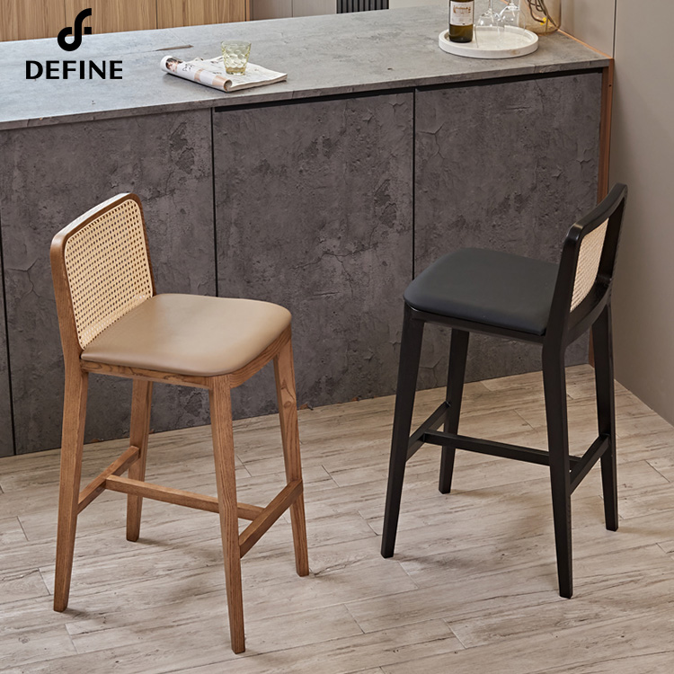 Silla de Bar de Ratán Estadoun - Home Bar Stools reseña y precio