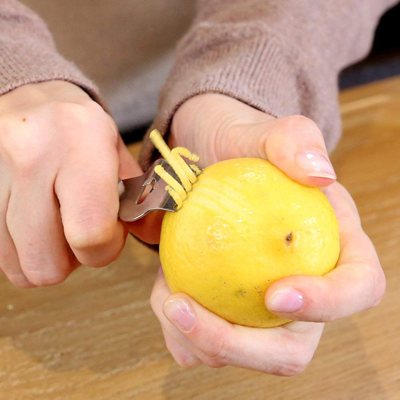 LMETJMA rallador de limón de a - Peeler Channel Knife reseña y precio