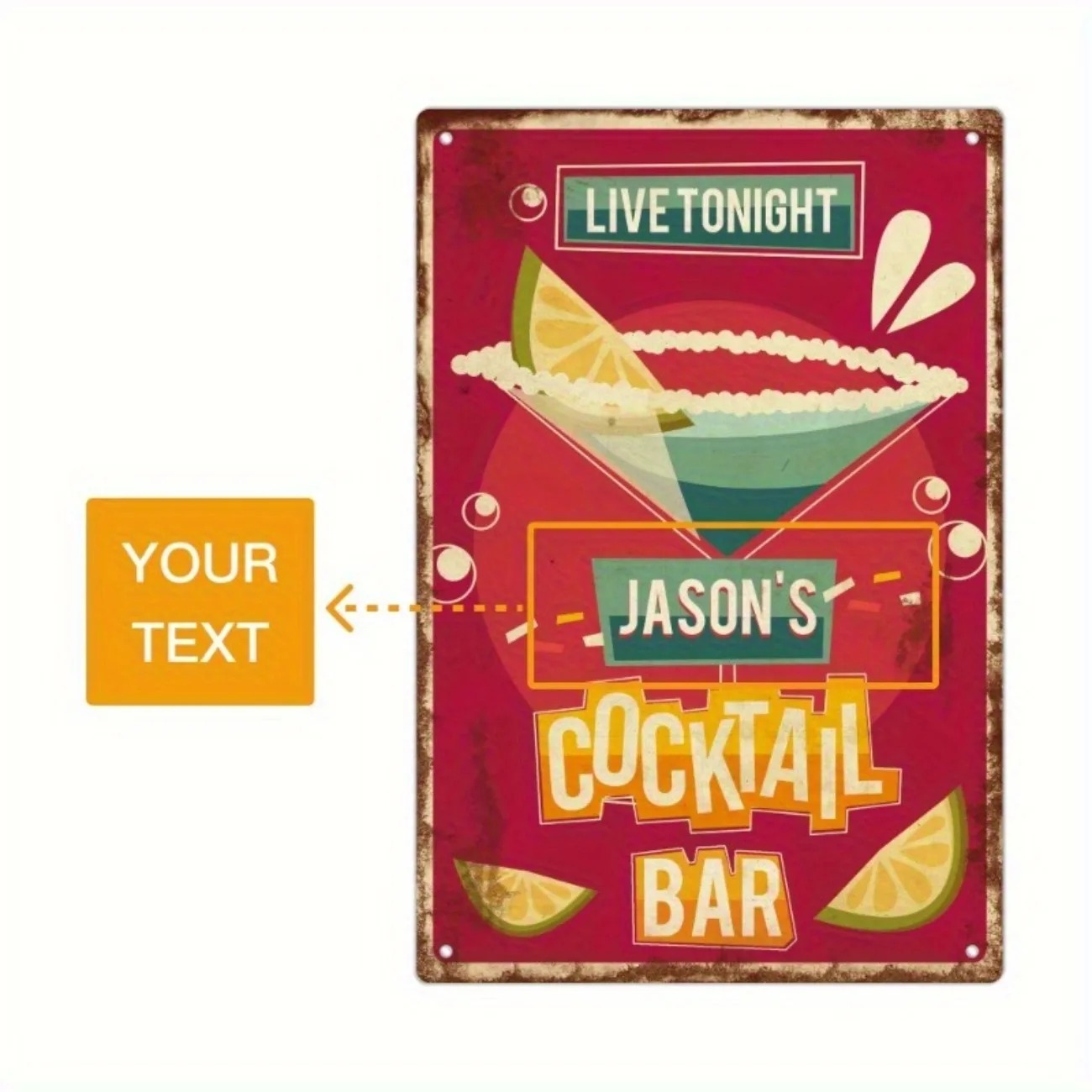 Letrero Metálico Personalizado - Home Bar Signs reseña y precio