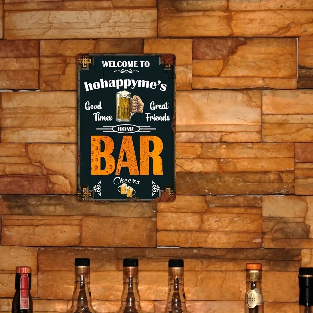 1 pieza Letrero de metal vinta - Home Bar Signs reseña y precio
