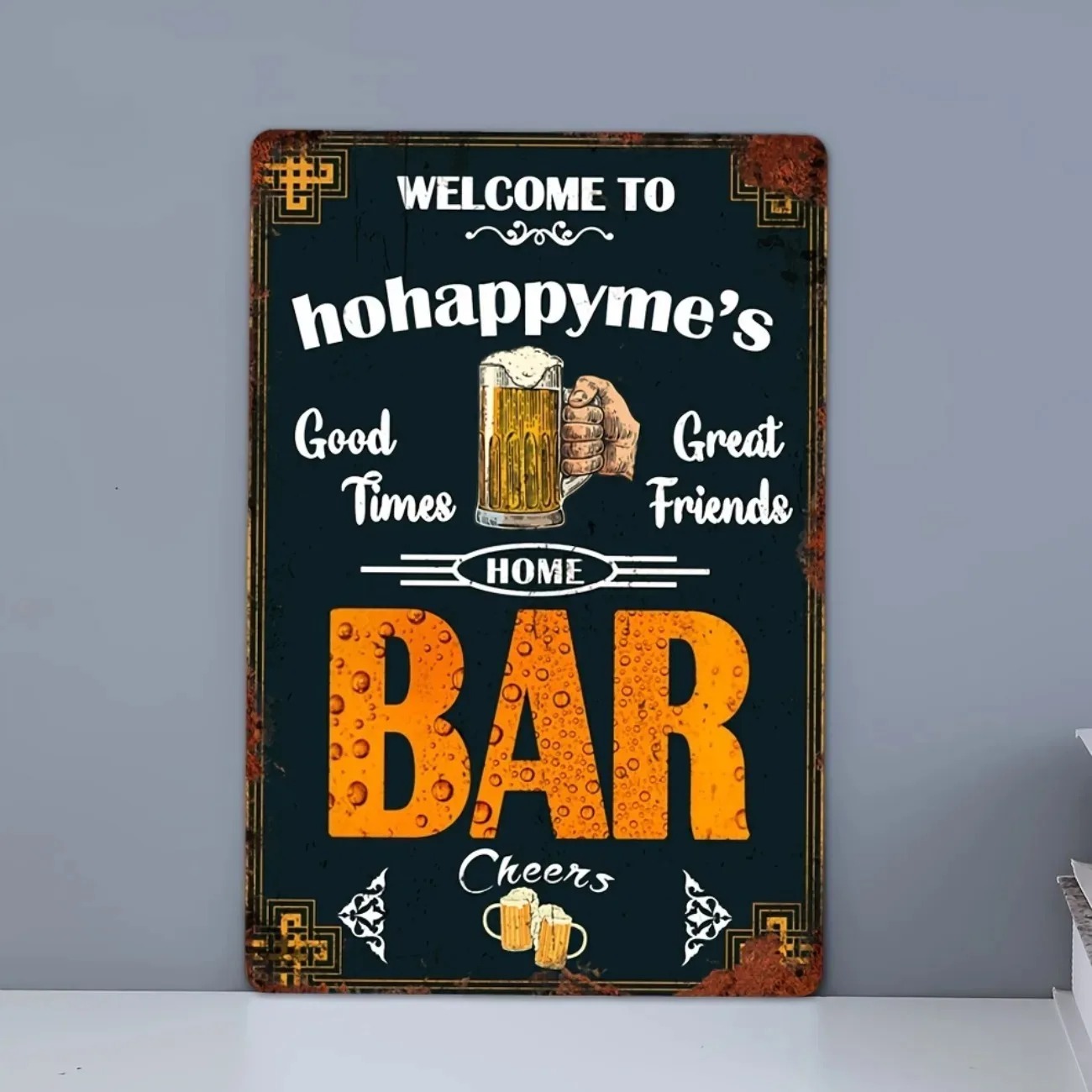 1 pieza Letrero de metal vinta - Home Bar Signs reseña y precio