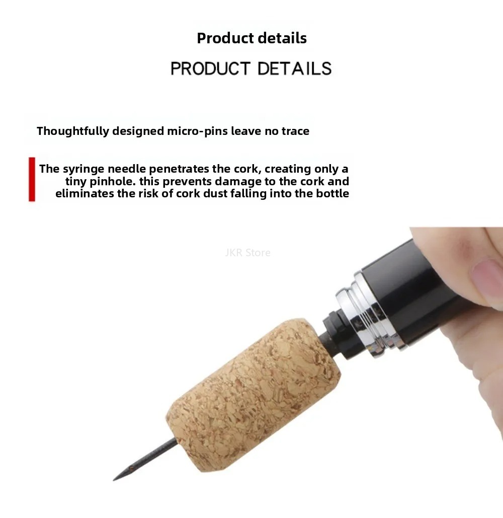 Abridor de Botellas de Vino a  - Wine Preservation Pump reseña y precio