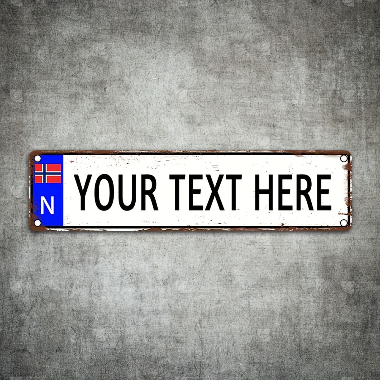 Letrero de metal vintage norue - Home Bar Signs reseña y precio