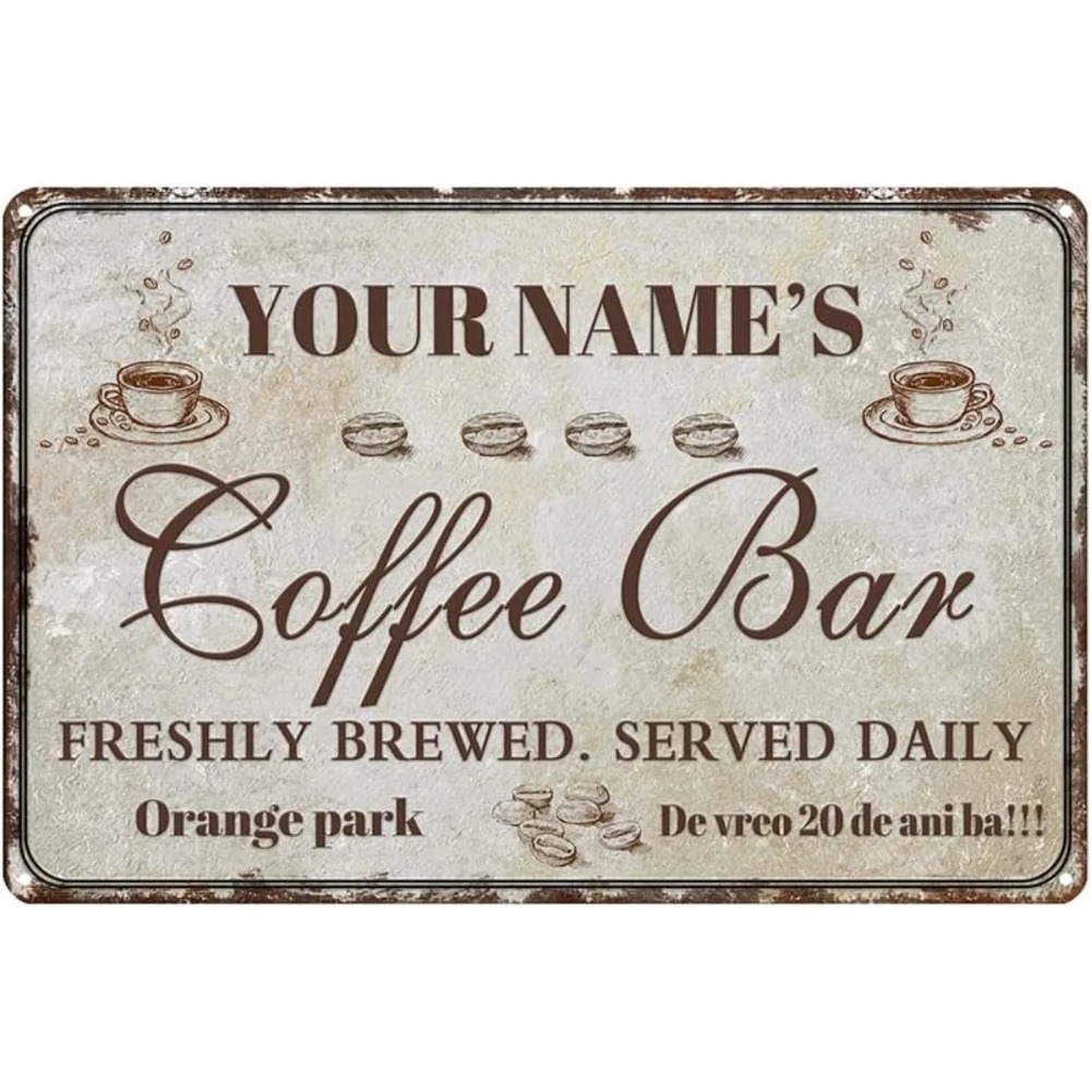 Letrero Metálico Retro Persona - Home Bar Signs reseña y precio