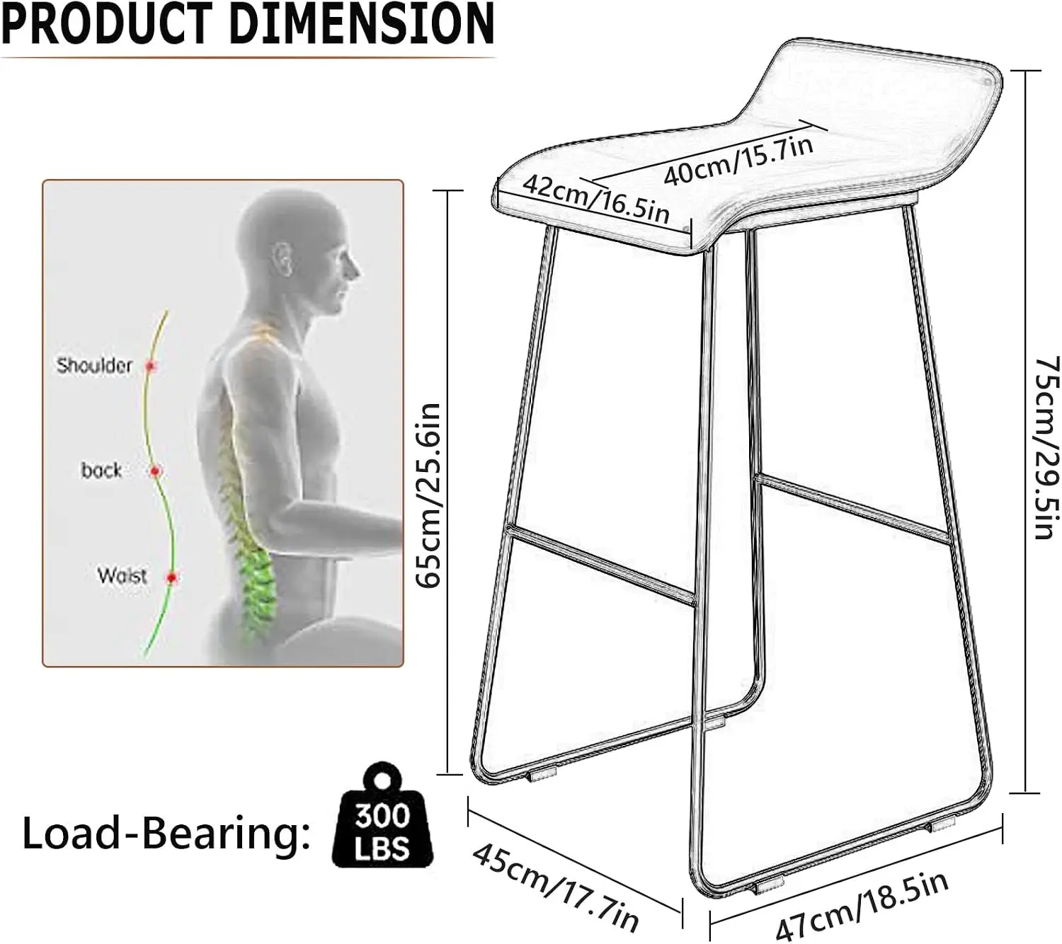 Taburetes de Bar Industriales  - Home Bar Stools reseña y precio