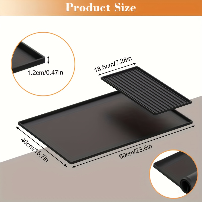 Tapete de silicona XX grande 2 - Home Bar Set reseña y precio