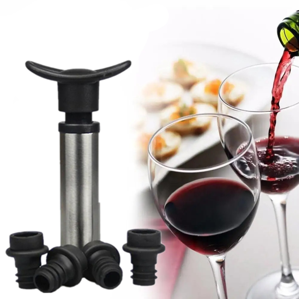 Tapón de vino con bomba de vac - Wine Preservation Pump reseña y precio