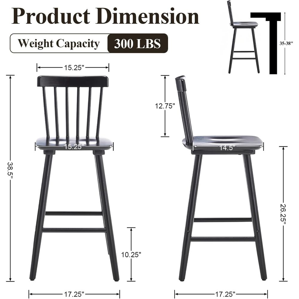 Juego de 4 taburetes de bar de - Home Bar Stools reseña y precio